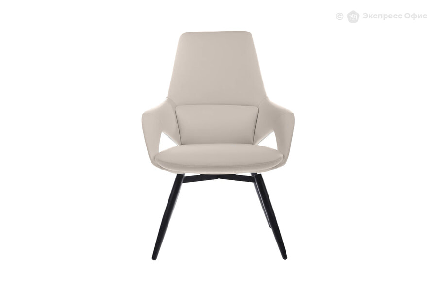  Стул офисный RV Design Aura-ST FK005-С Кожа светло-бежевая (3A ND9720) - фото товара 2 из 3