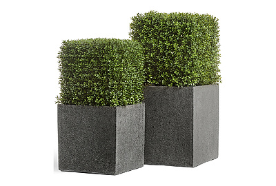 Кашпо куб 30 см Treez Effectory Stone - фото товара 5 из 6