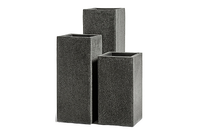 Кашпо высокий куб 97 см Treez Effectory Stone - фото товара 1 из 2