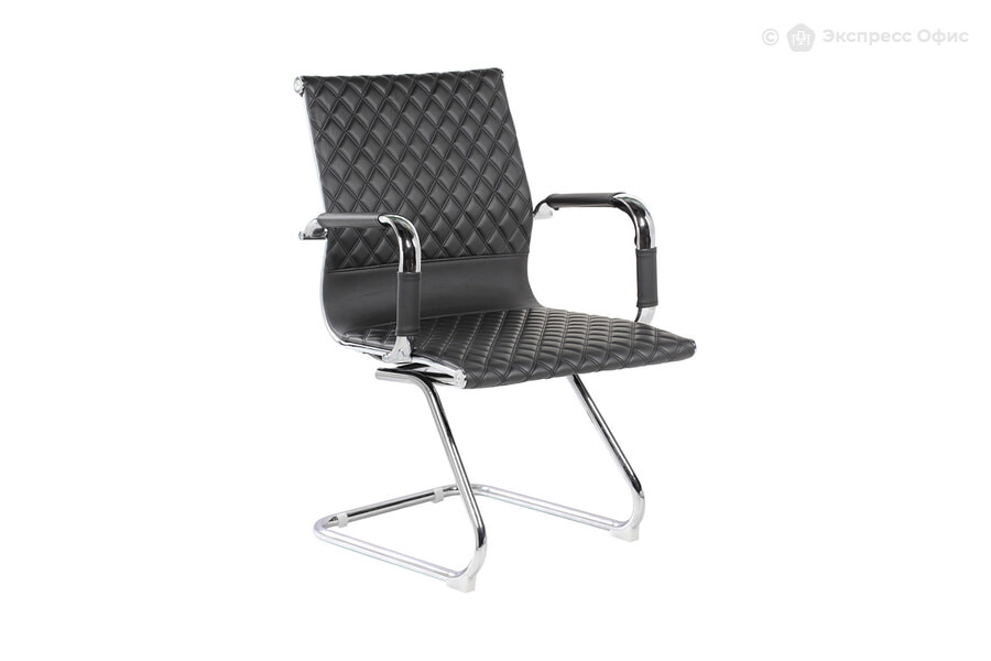  Конференц-кресло RCH 6016-3 Экокожа черная 6016 - фото товара 1 из 3