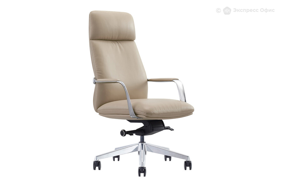  Кресло для руководителя RV Design Pablo A2216-1 Кожа светло-бежевая (3A ND9720) - фото товара 1 из 3