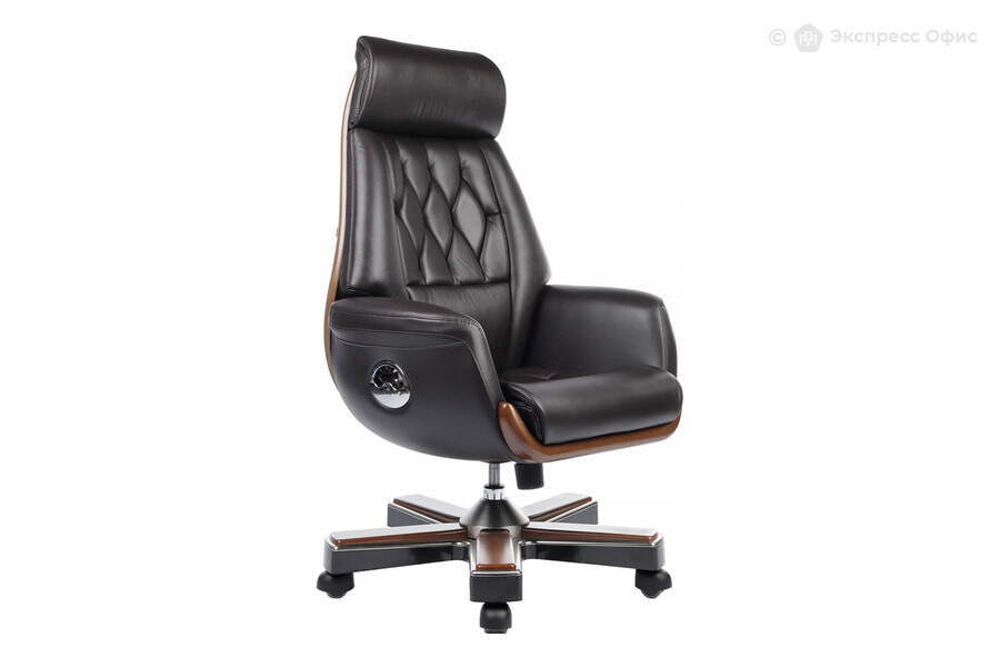 Кресло для руководителя RV Design Byron YS1505A Кожа коричневая (YSN003) - фото товара 1 из 3
