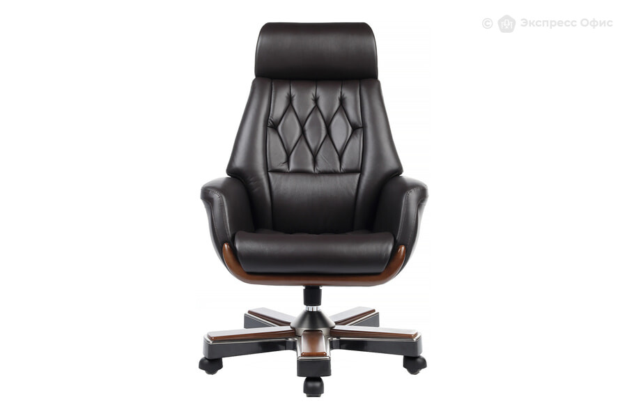  Кресло для руководителя RV Design Byron YS1505A Кожа коричневая (YSN003) - фото товара 2 из 3