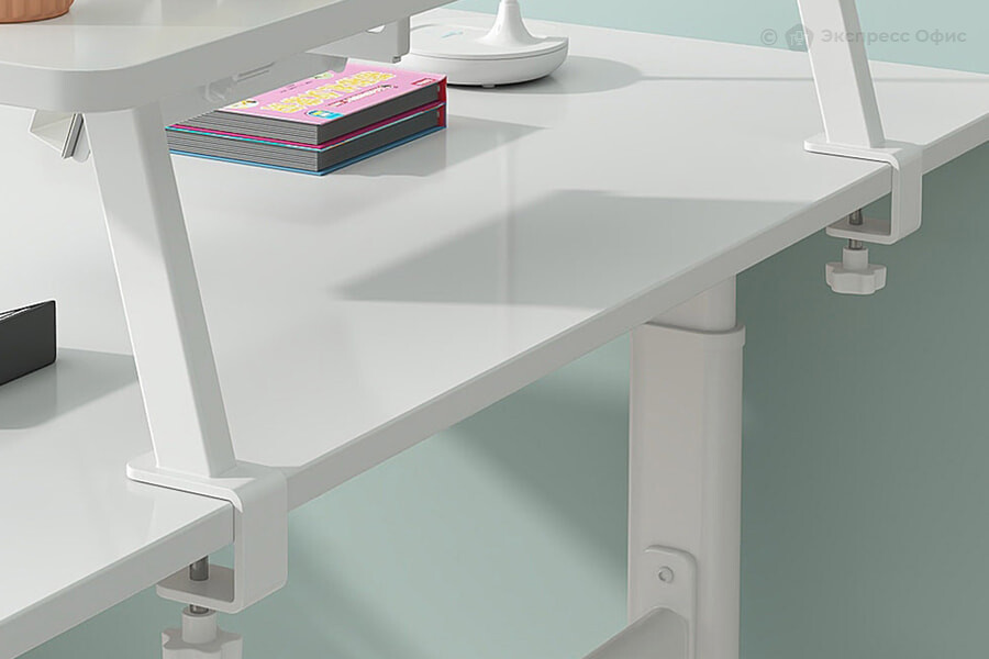  Стол компьютерный детский регулируемый Kids Table 2 Белый - фото товара 2 из 3