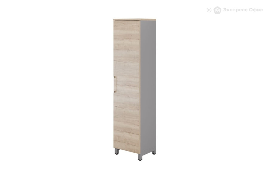  Шкаф для документов Kobor HR/5-45/60/M Дуб натуральный H1180 ST37/Алюминиевый металлик RAL9006 - фото товара 1 из 3