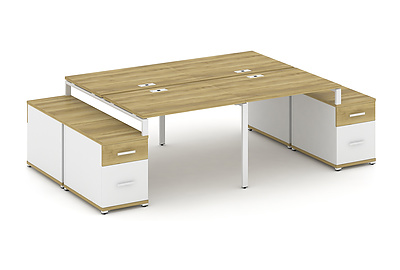 Стол-бенч на 4 места Concept CN.DRS-329 W - фото товара 2 из 4