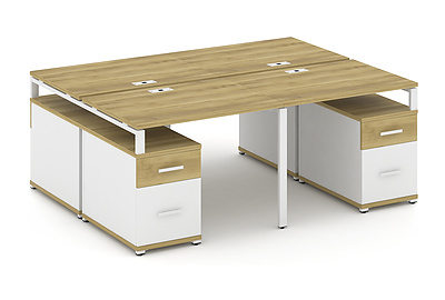 Стол-бенч на 4 места Concept CN.DRS-329 W - фото товара 1 из 4