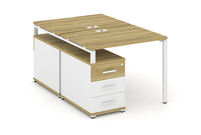 Стол-бенч на 2 места Concept CN.DRS-301 W - фото товара 1 из 4