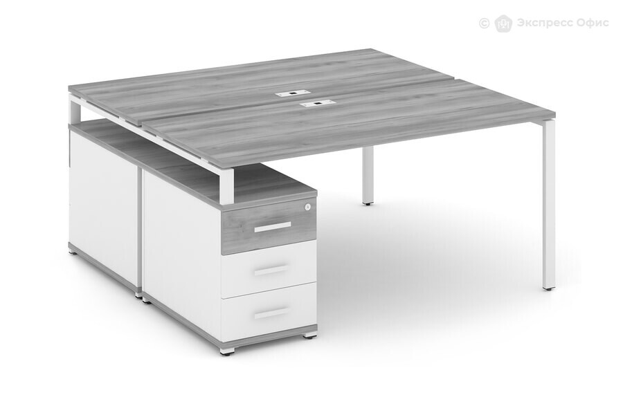 Стол-бенч на 2 места Concept CN.DRS-304 W Кобо/Антрацит - фото товара 1 из 1