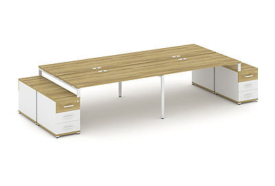 Стол-бенч на 4 места Concept CN.DRS-328 W - фото товара 2 из 4