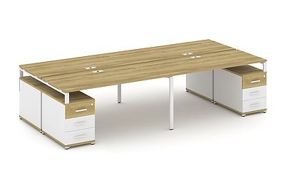 Стол-бенч на 4 места Concept CN.DRS-328 W - фото товара 1 из 4