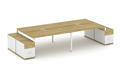 Стол-бенч на 4 места Concept CN.DRS-332 W - фото товара 2 из 4