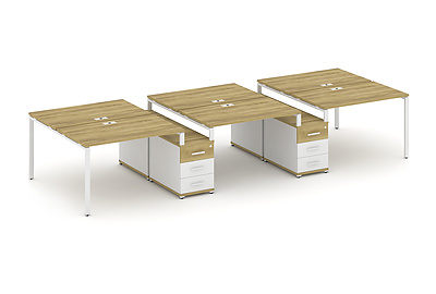 Стол-бенч на 6 мест Concept CN.DRS-334 W - фото товара 1 из 3