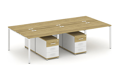 Стол-бенч на 6 мест Concept CN.DRS-341 W - фото товара 1 из 3