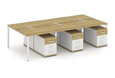 Стол-бенч на 6 мест Concept CN.DRS-349 W - фото товара 1 из 3