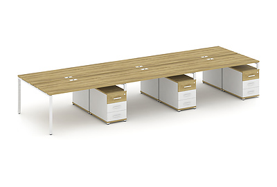 Стол-бенч на 6 мест Concept CN.DRS-352 W - фото товара 1 из 3