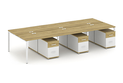 Стол-бенч на 6 мест Concept CN.DRS-354 W - фото товара 1 из 3