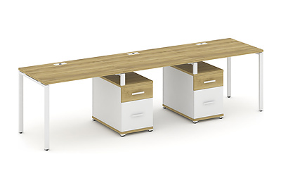 Стол-бенч на 3 места Concept CN.ORS-337 W - фото товара 1 из 3