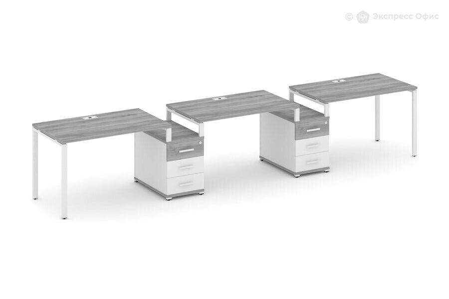  Стол-бенч на 3 места Concept CN.ORS-326 W Кобо/Антрацит - фото товара 1 из 1