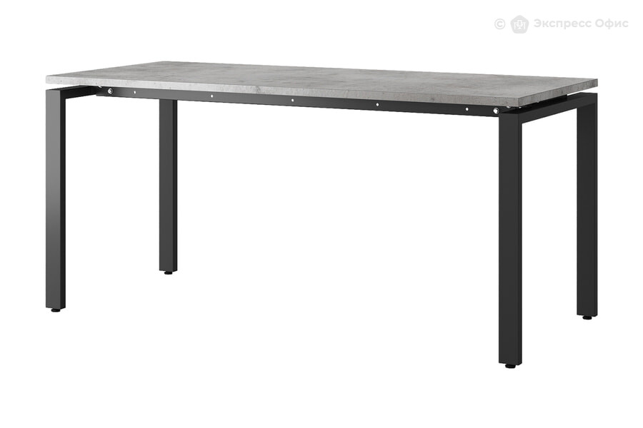  Стол письменный Kobor KP-140/60 Бетон чикаго F186 ST9/Черный муар RAL9005 - фото товара 1 из 1