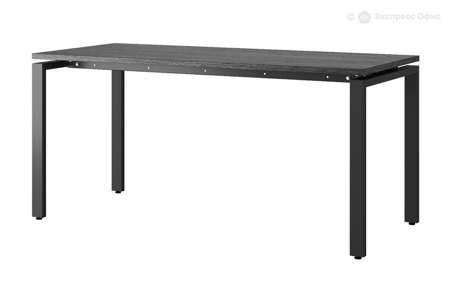  Стол письменный Kobor KP-120/60 Древесина графит H1123 ST22/Черный муар RAL9005 - фото товара 1 из 1