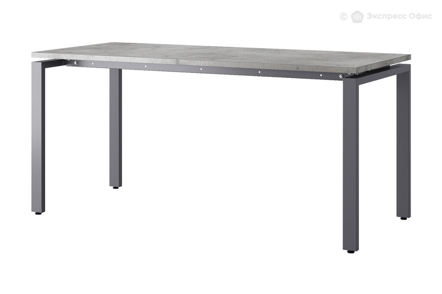  Стол письменный Kobor KP-80/60 Бетон чикаго F186 ST9/Графит муар RAL7024 - фото товара 1 из 1