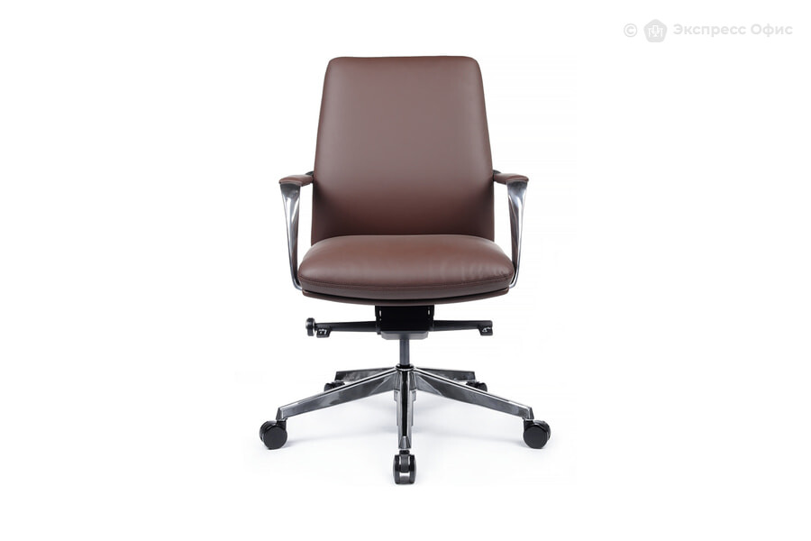  Кресло офисное RV Design Pablo-M B2216-1 Кожа коричневая (3A ND9719) - фото товара 2 из 3