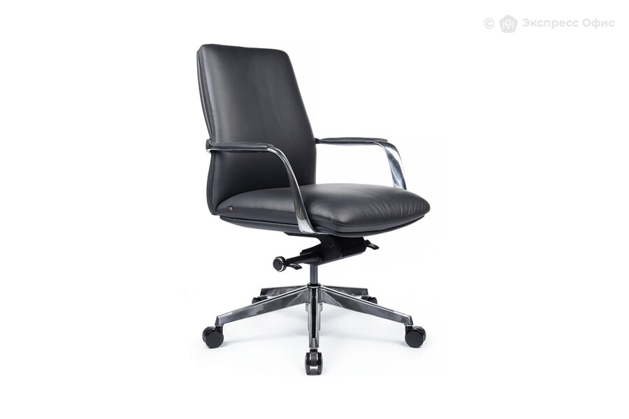  Кресло офисное RV Design Pablo-M B2216-1 Кожа черная (3A MND9901) - фото товара 1 из 3