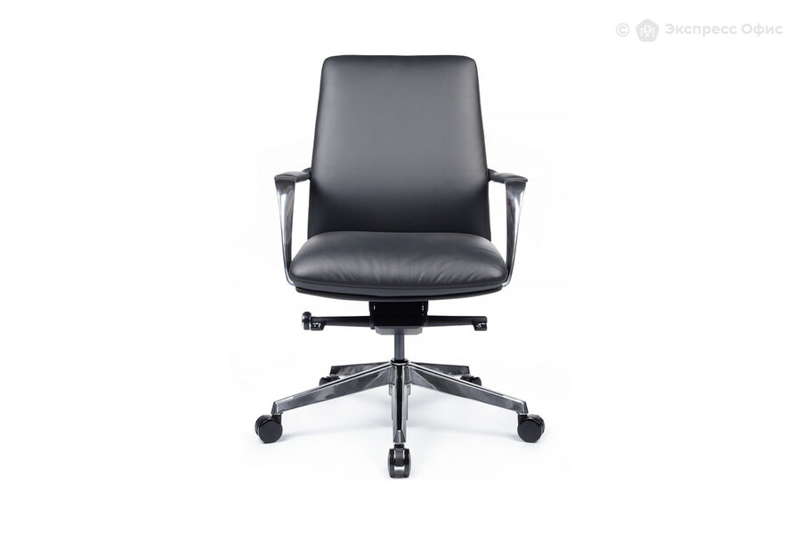  Кресло офисное RV Design Pablo-M B2216-1 Кожа черная (3A MND9901) - фото товара 2 из 3