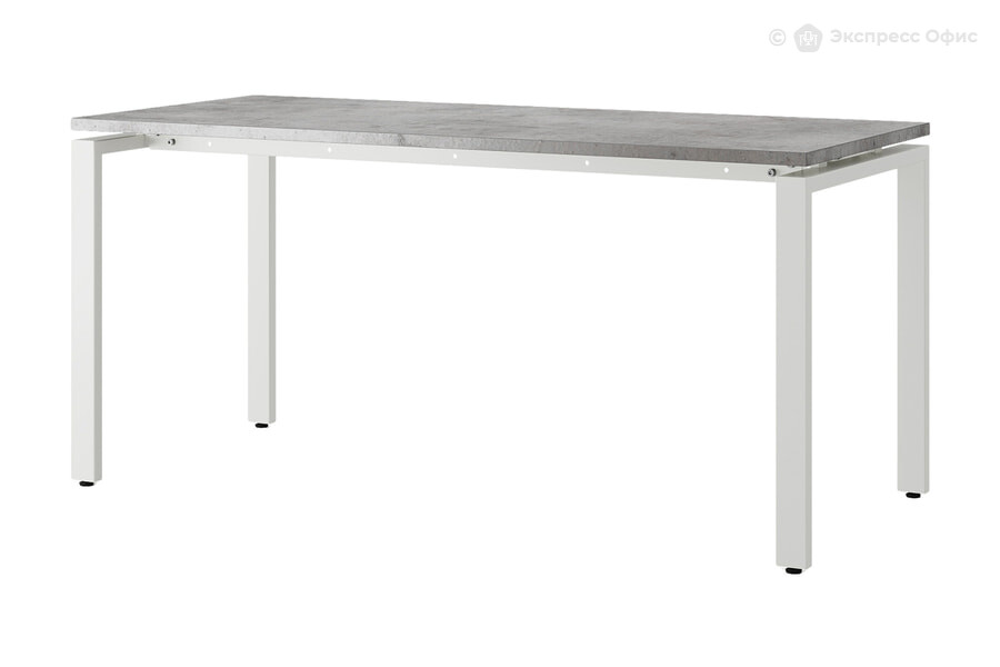  Стол письменный Kobor KP-140/60 Бетон чикаго F186 ST9/Белый муар RAL9016 - фото товара 1 из 1