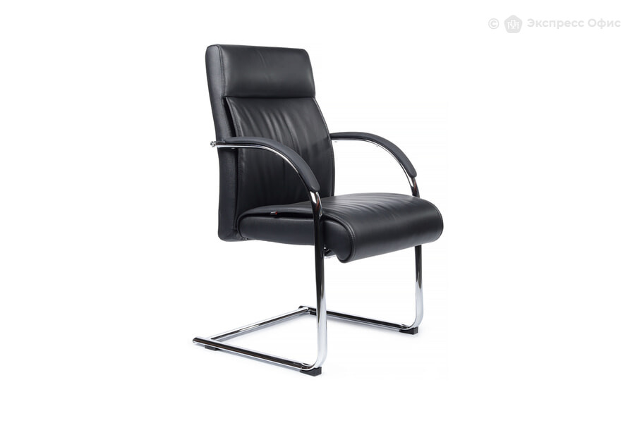  Конференц-кресло RV Design Gaston-SF 9364 Кожа черная (1A A8) - фото товара 1 из 3
