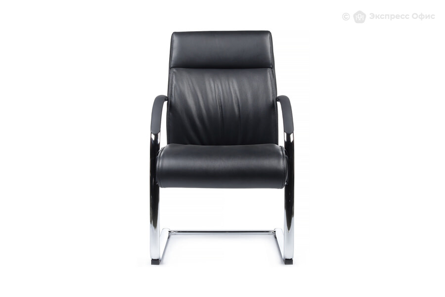  Конференц-кресло RV Design Gaston-SF 9364 Кожа черная (1A A8) - фото товара 2 из 3