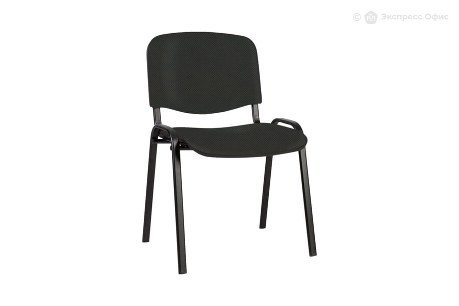  Стул офисный Изо black плюс Ткань сетка серая - фото товара 1 из 3
