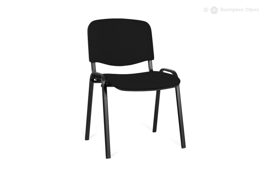  Стул офисный Изо black плюс Ткань сетка черная - фото товара 1 из 3