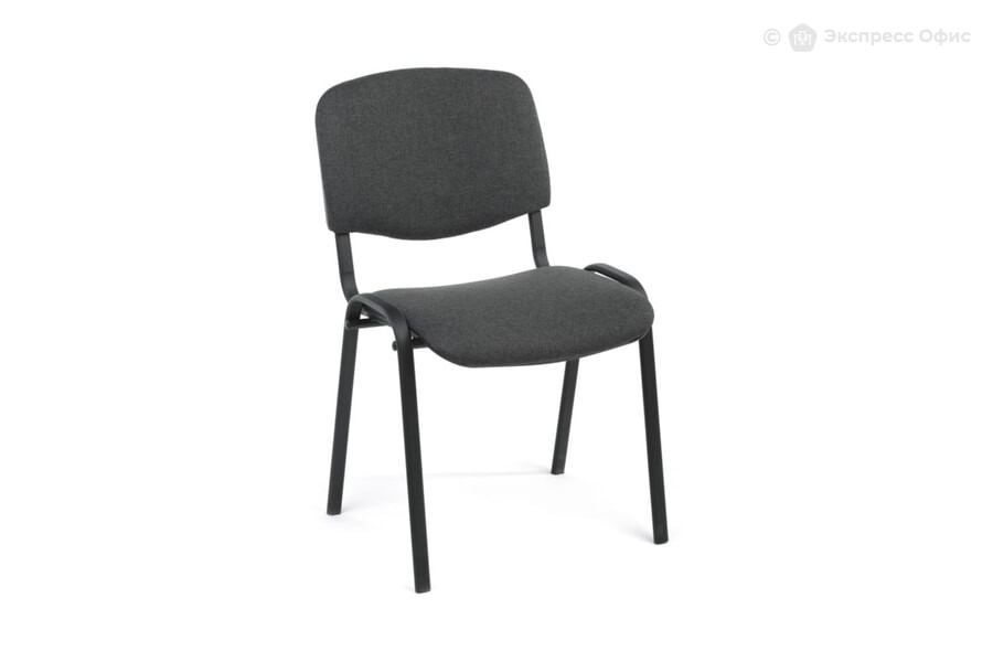  Стул офисный Изо black плюс Ткань серая В-1 - фото товара 1 из 3