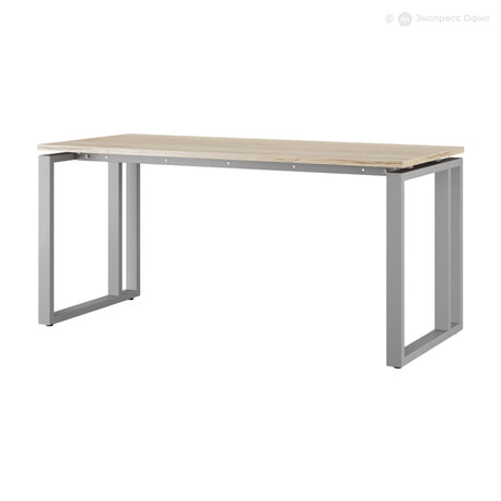 Письменный стол Kobor O2-120/70 Дуб натуральный H1180 ST37, Алюминиевый ...