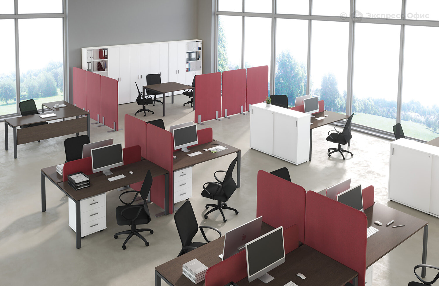 Бенч-стол двухместный на металлоопорах Trend Metal TDM32230615 - фото товара 2 из 4