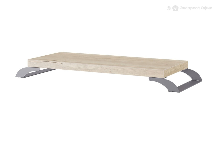 Подставка для монитора Kobor AK1-60/22 Дуб натуральный H1180 ST37/Графит муар RAL7024 - фото товара 1 из 3