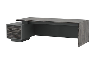 Стол для руководителя на опорной тумбе левый Dali DLI37210212L - фото товара 2 из 4