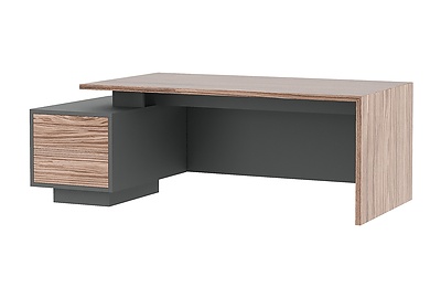 Стол для руководителя на опорной тумбе левый Dali DLI37210032L - фото товара 2 из 4