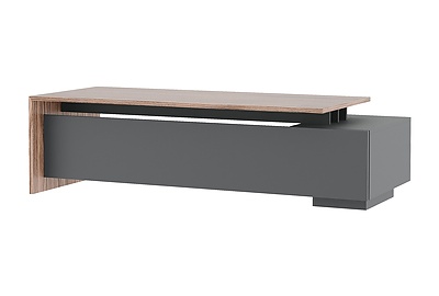 Стол для руководителя на опорной тумбе левый Dali DLI37210232L - фото товара 1 из 4