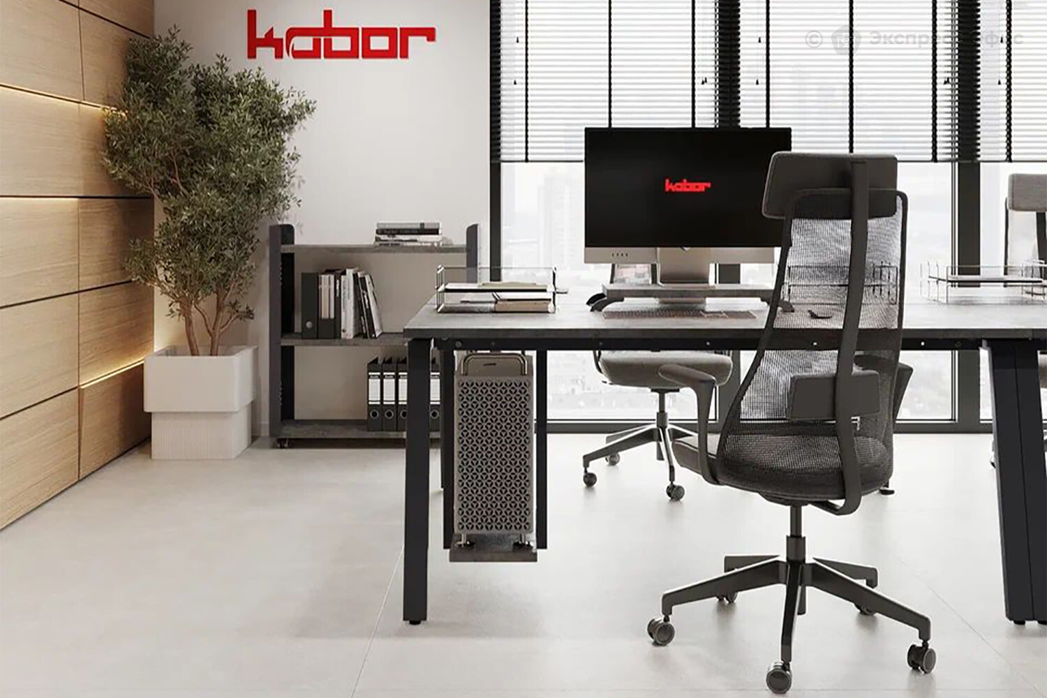 Kobor Бетон чикаго F186 ST9/Графит муар RAL7024