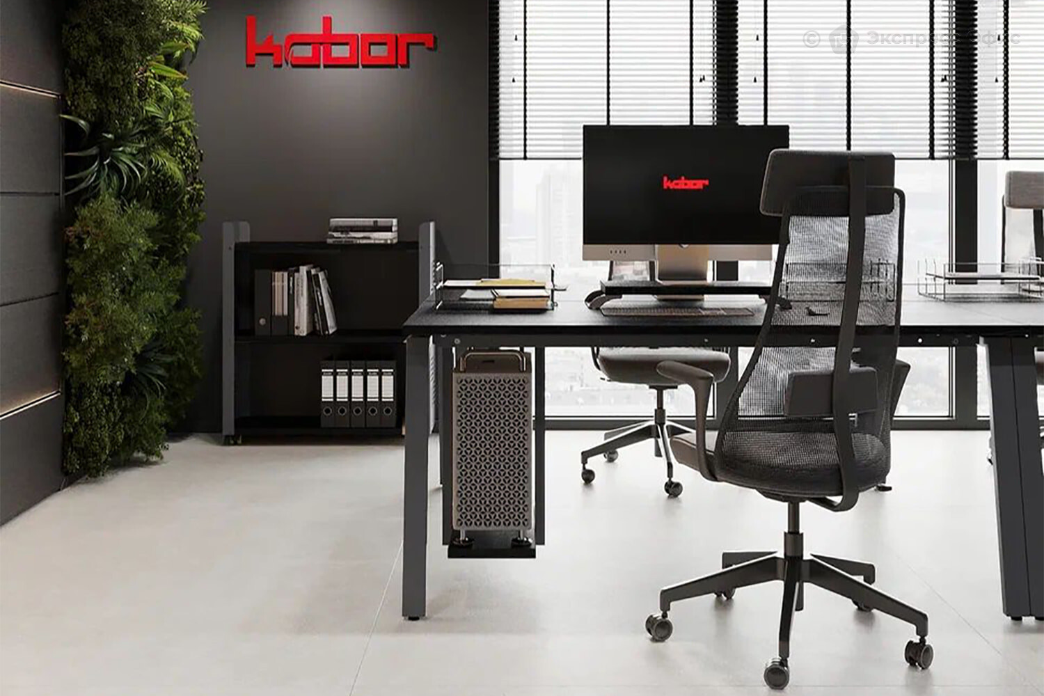 Kobor Древесина графит H1123 ST22/Алюминиевый металлик RAL9006
