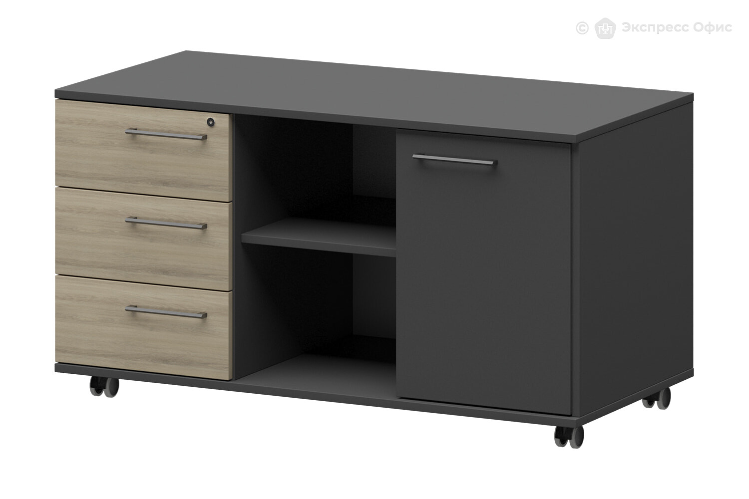 Тумба под оргтехнику левая Кортез KZT-62L - фото товара 1 из 3