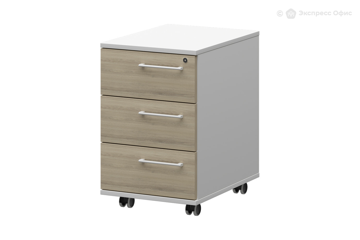 Тумба для документов левая мобильная Кортез KZT-61L - фото товара 1 из 4