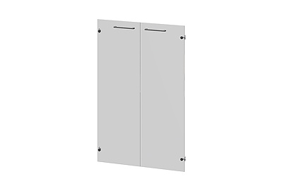 Дверь стеклянные Кортез KZF-38S(Ч) - фото товара 1 из 2