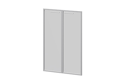 Дверь рамочные стеклянные Кортез KZF-38RS(Б) - фото товара 1 из 2