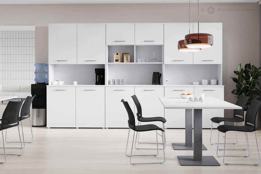 Офисная мини-кухня Fit Белый бриллиант - фото товара 2 из 4