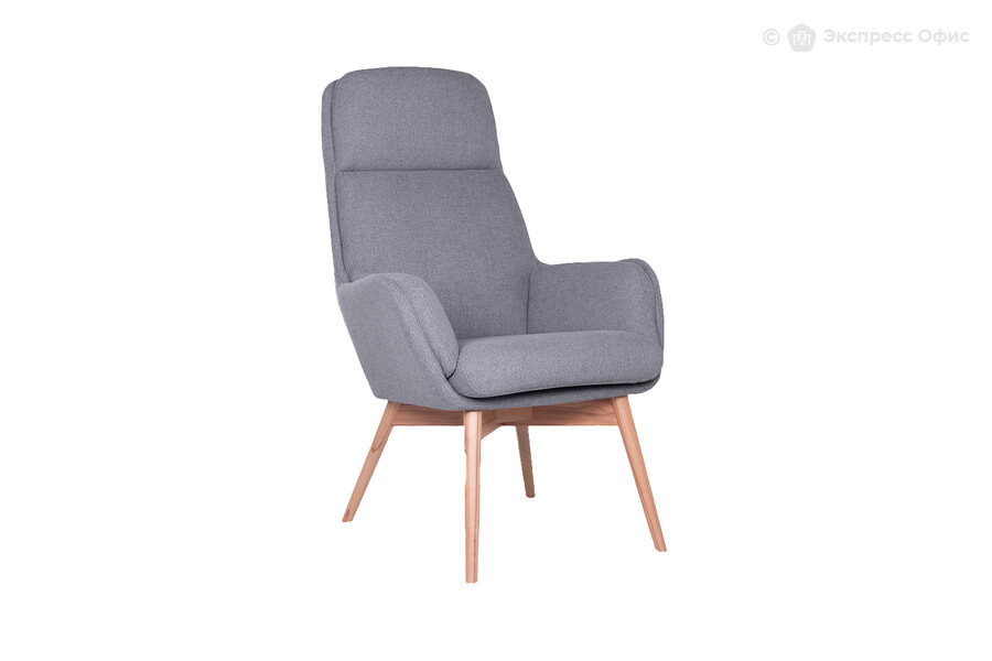  Кресло мягкое Rest LC 03 К-1 Рогожка серая Asteri R139-04 - фото товара 1 из 2