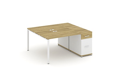 Стол-бенч с одной опорной тумбой Concept CN.DRS-406 W - фото товара 1 из 4